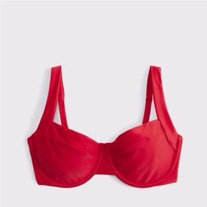 Abercrombie & Fitch Red Underwire Bra Intimates